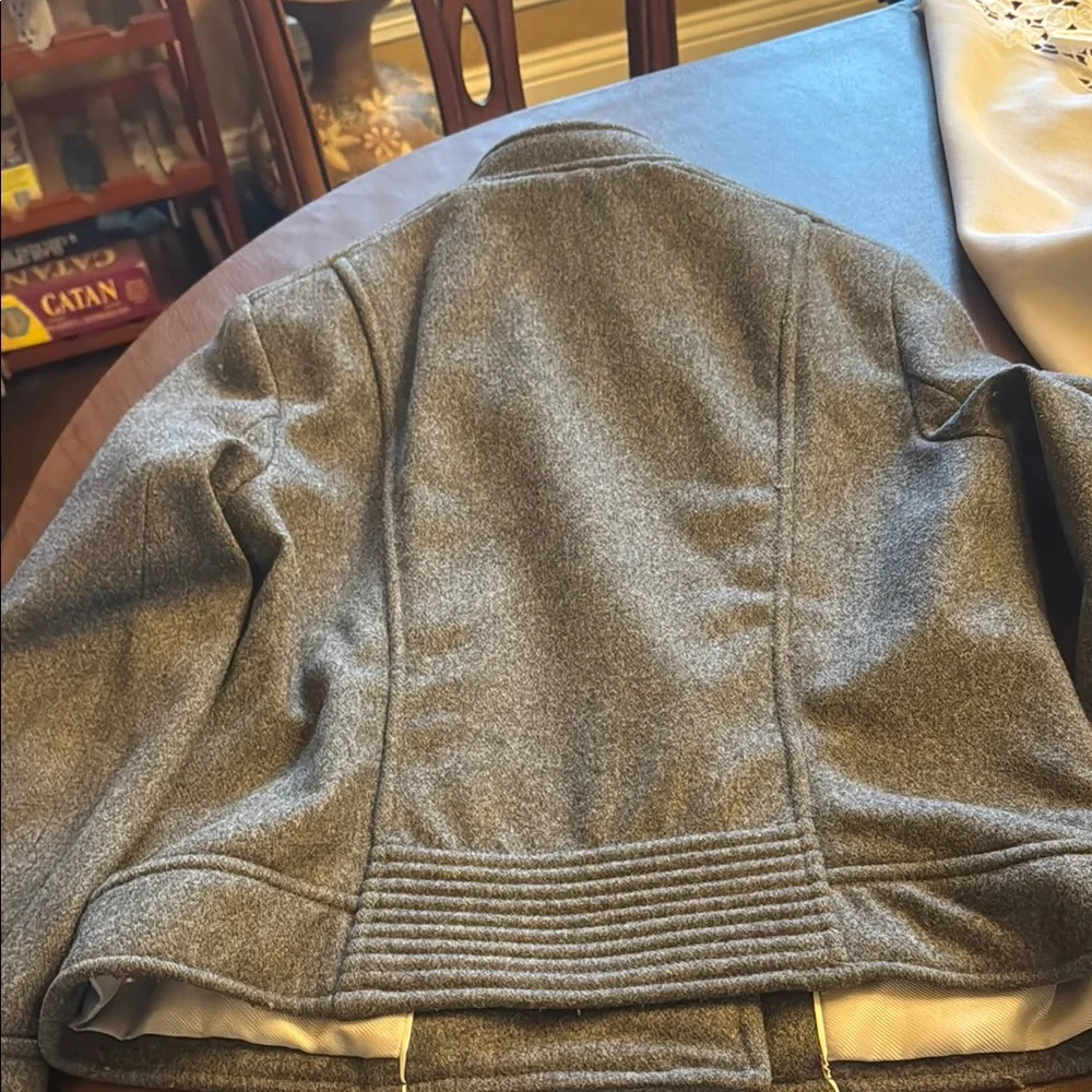 Banana Republic women’s moto Charcoal Jacket - Picture 8 of 10